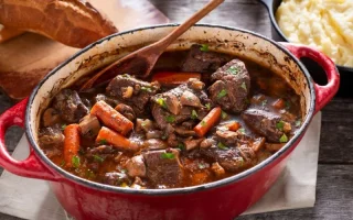 Traditional Bœuf bourguignon Recipe