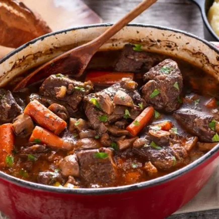 Traditional Bœuf bourguignon Recipe