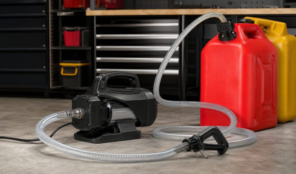 TINRIEF Automatic Fuel Transfer Pump Review: Auto Stop Sensor & 3 Can Adapters for Safe, Fast Gas Pumping TINRIEF Automatic Fuel Transfer Pump Review: Auto Stop Sensor & 3 Can Adapters for Safe, Fast Gas Pumping