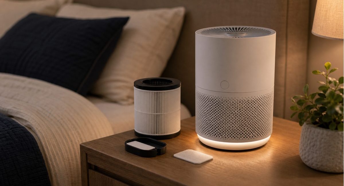 FRESKO-US Small Air Purifier Review: H13 HEPA Filter with Night Light and Aromatherapy for Bedrooms