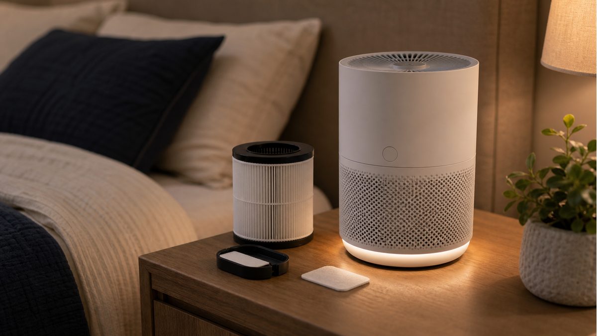 FRESKO-US Small Air Purifier Review: H13 HEPA Filter with Night Light and Aromatherapy for Bedrooms