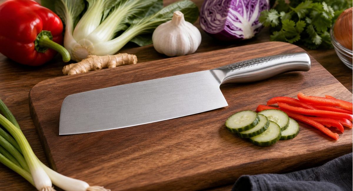 SHI BA ZI ZUO 7-Inch Chinese Chef Knife Review: Full Tang Stainless Steel with Cast Steel Handle