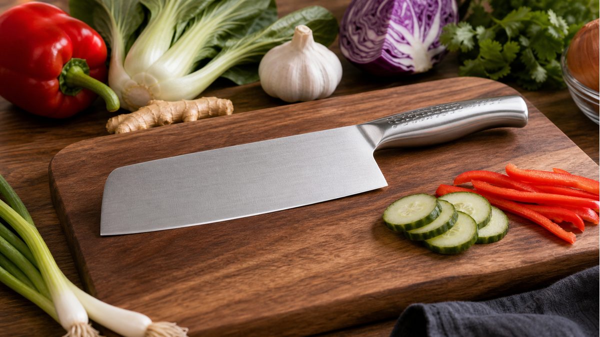SHI BA ZI ZUO 7-Inch Chinese Chef Knife Review: Full Tang Stainless Steel with Cast Steel Handle
